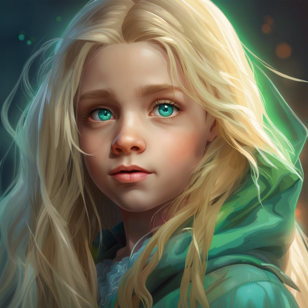 Hyperdetailed Portrait of Young Girl in Unreal Engine 5