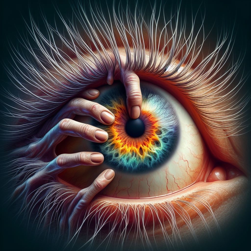 Eye Scratched My Eye ( series ) AI Generated Artwork NightCafe Creator