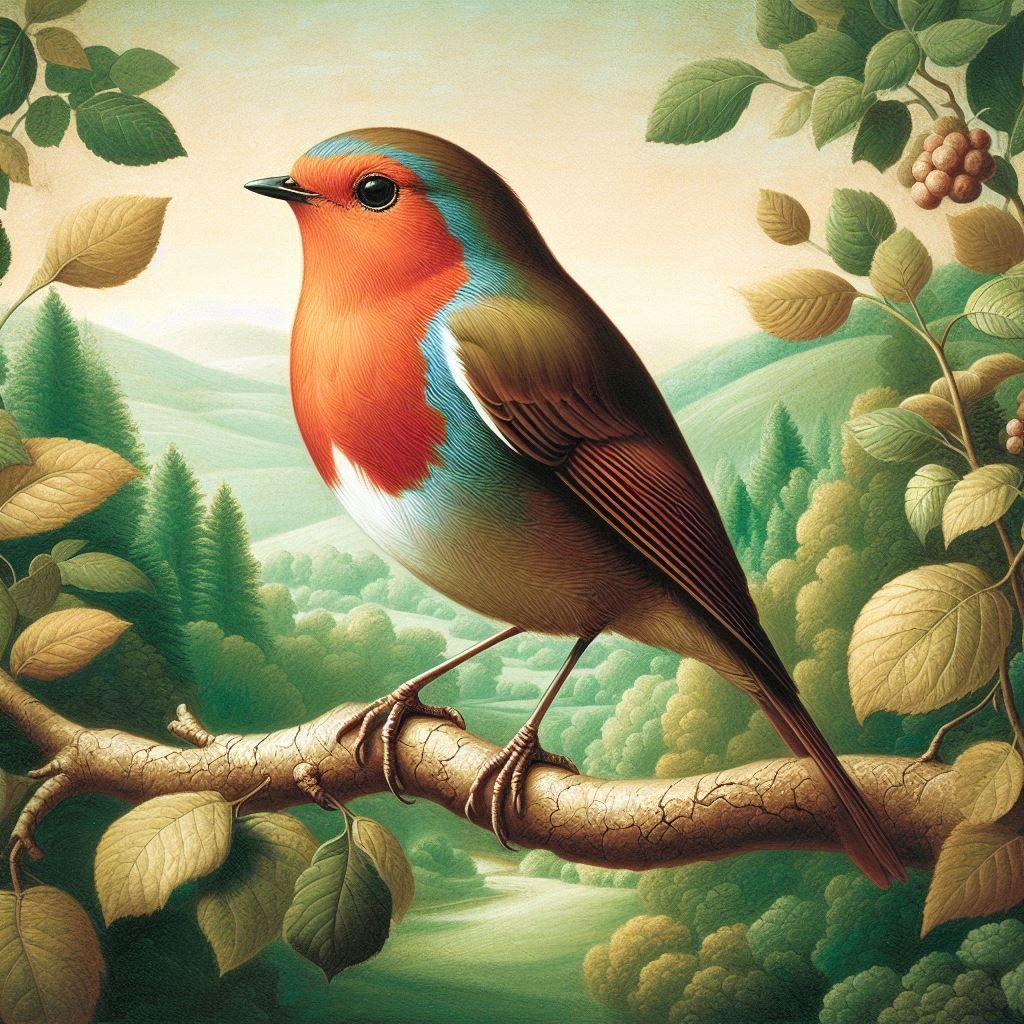 Proud Robin — Leonardo da Vinci