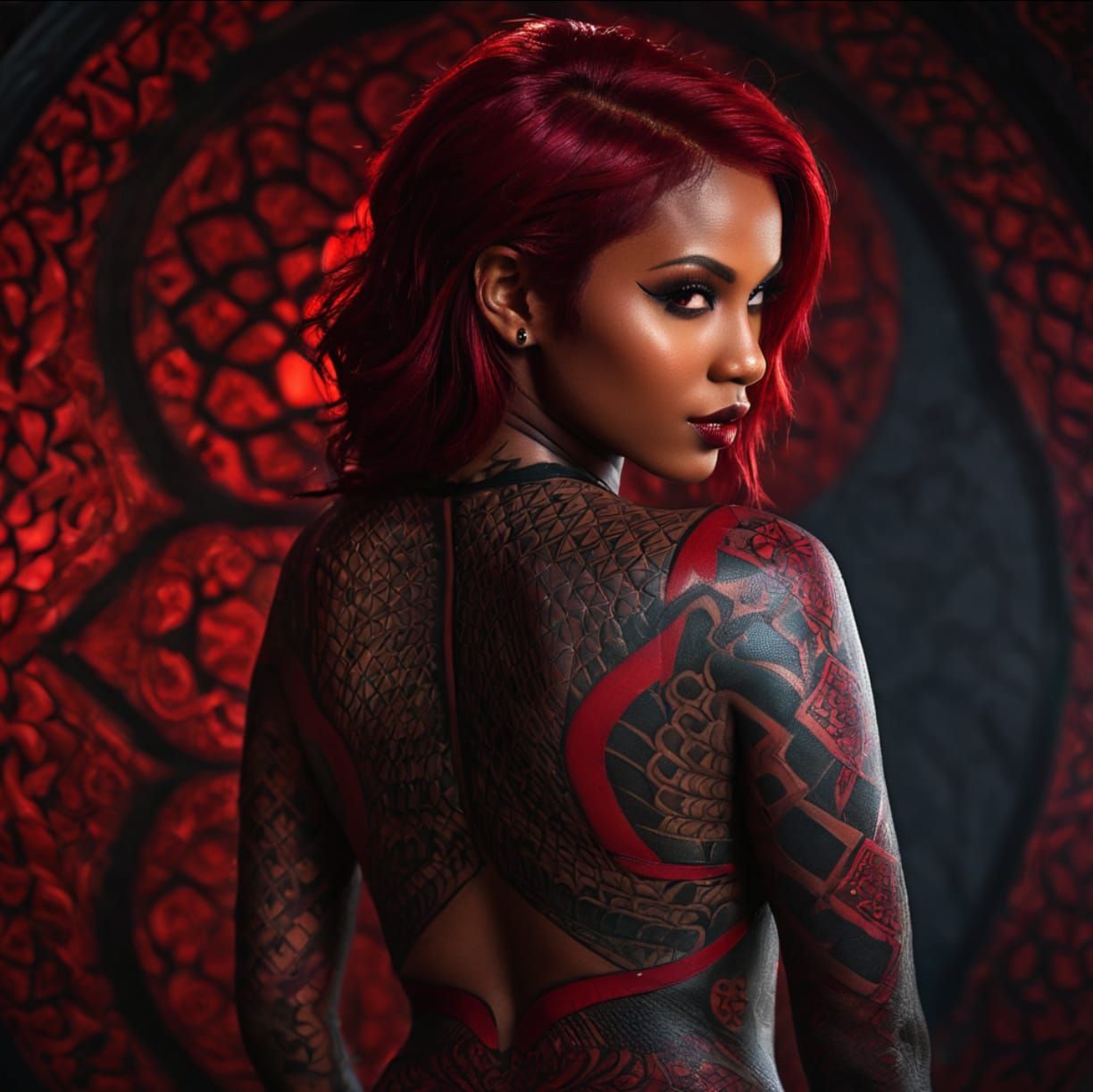 Ink and Flame: The Warrior's Aura