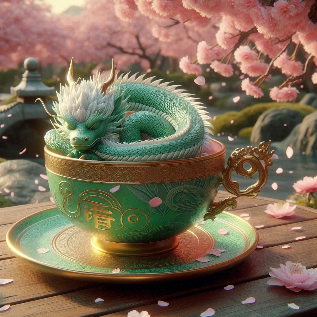 Jade Dragon Tea I
