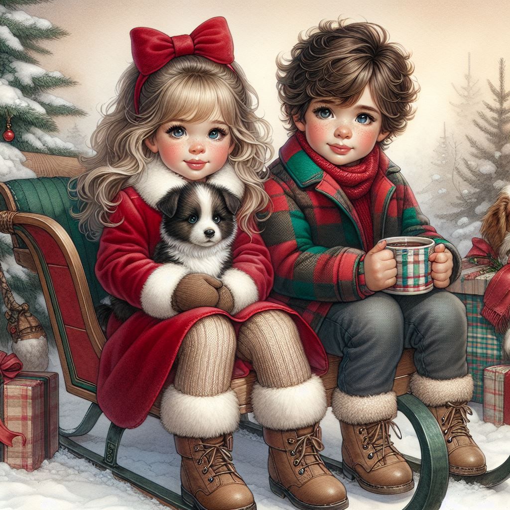 Christmas Kids Portrait