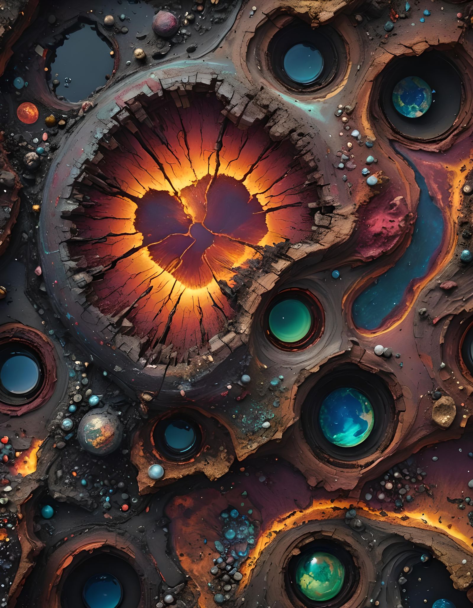 Geology World 1  by @H0rati0