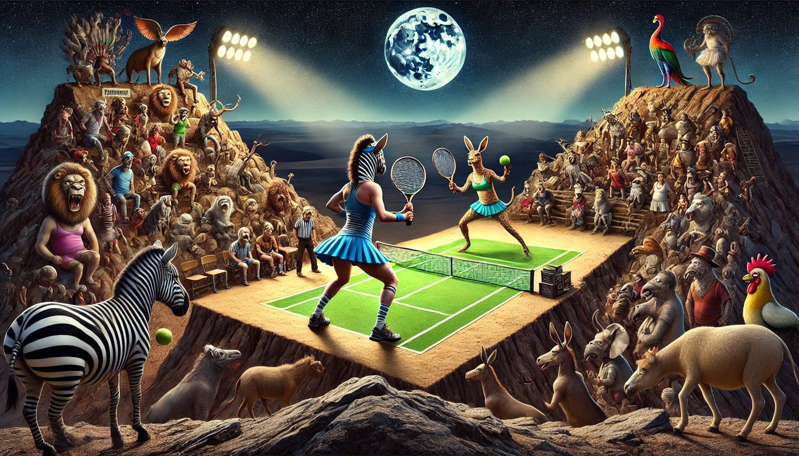 Iconic tennis court fights #1