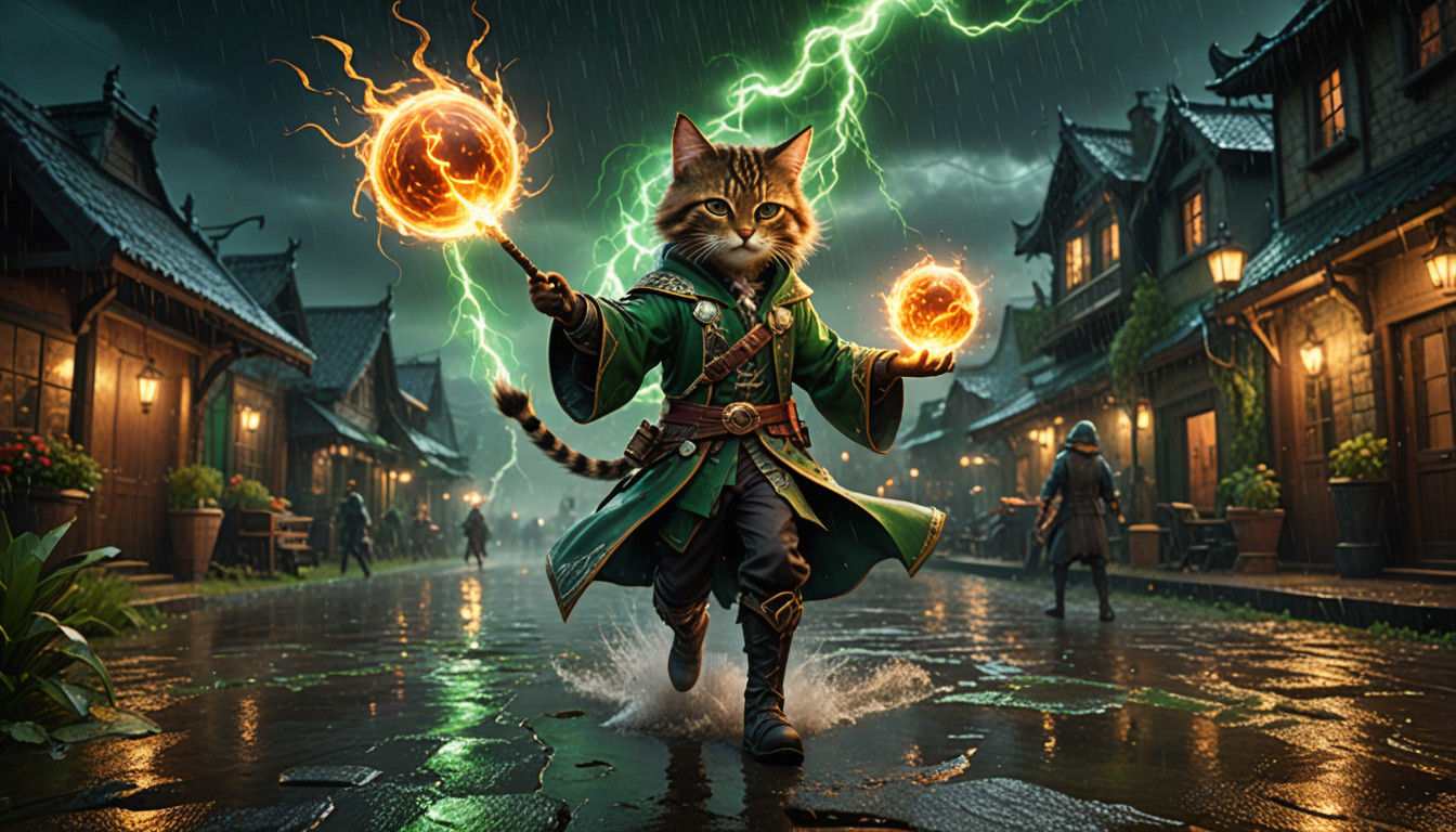 cat mage  by @Eagle