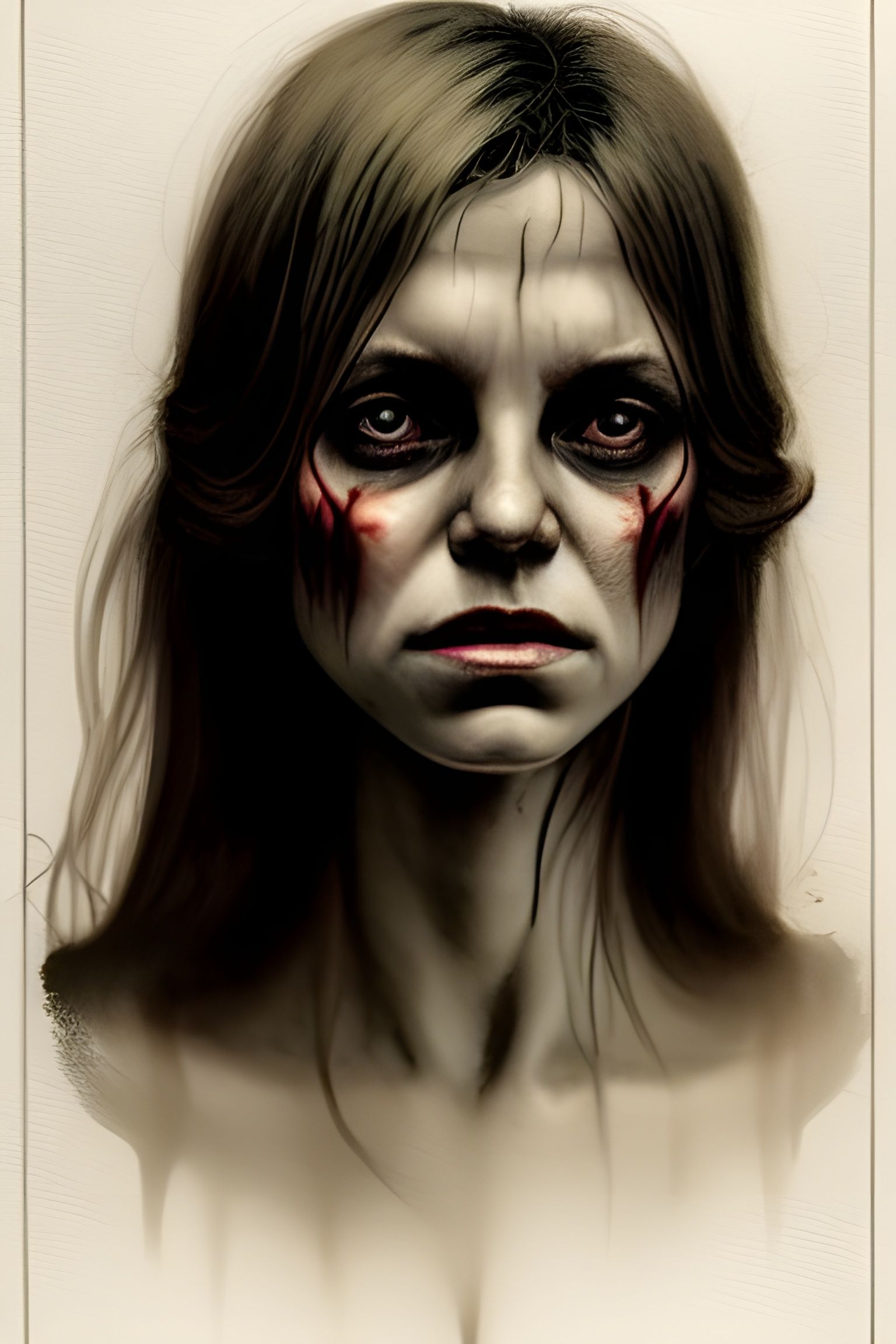 Scary face - AI Generated Artwork - NightCafe Creator