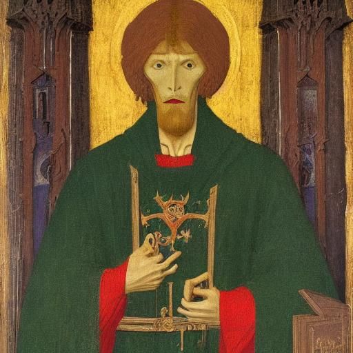 Vampire as Superhero 
Masterpiece by Andrei Rublev and Jan v...