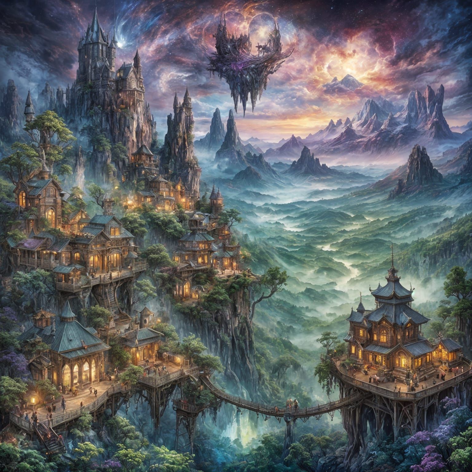 נוף כפרי פנטזיה