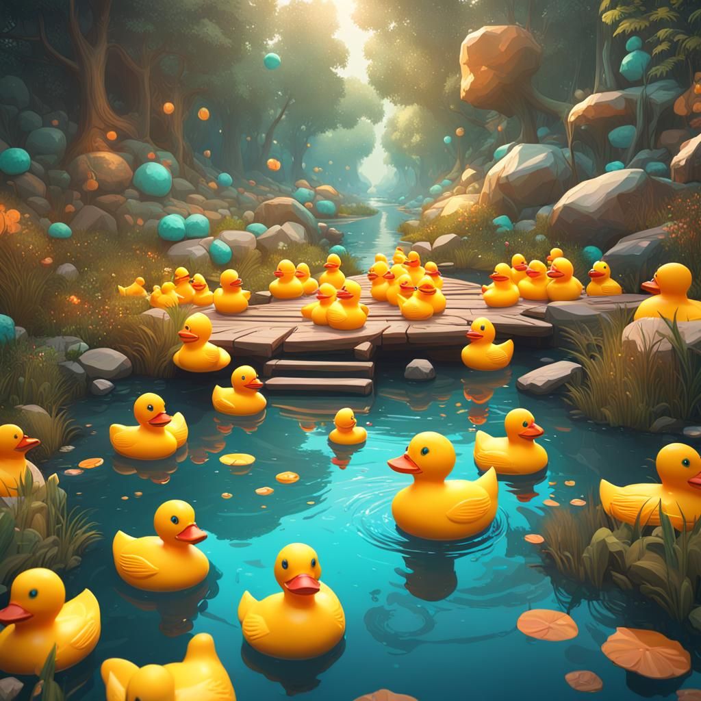 rubber ducks