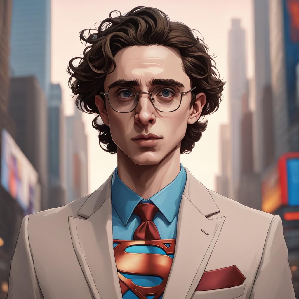 Timothée Chalamet as Superman