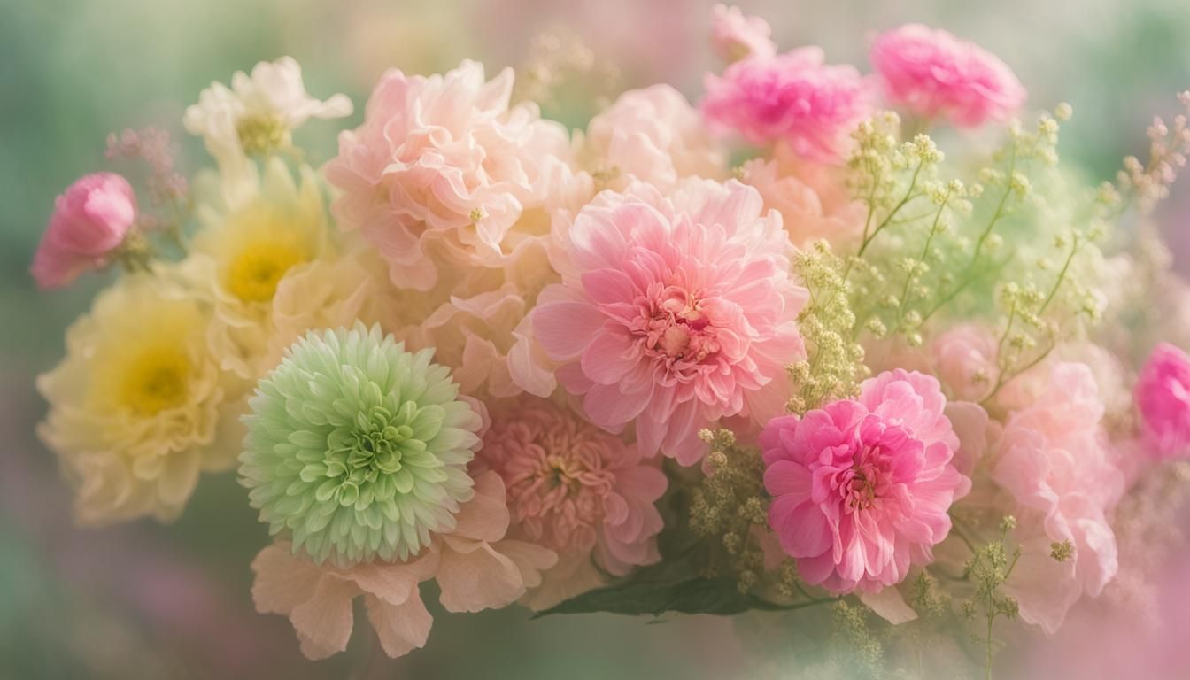 Flowers for a Birthday Celebration  by @Textured Color