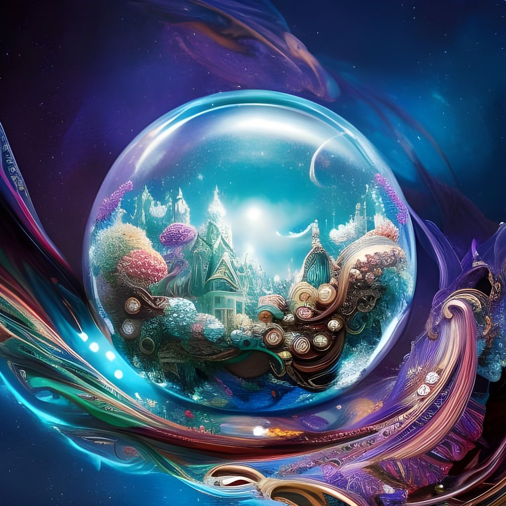 Elaborate Orbs 02 - Ai Generated Artwork - Nightcafe Creator