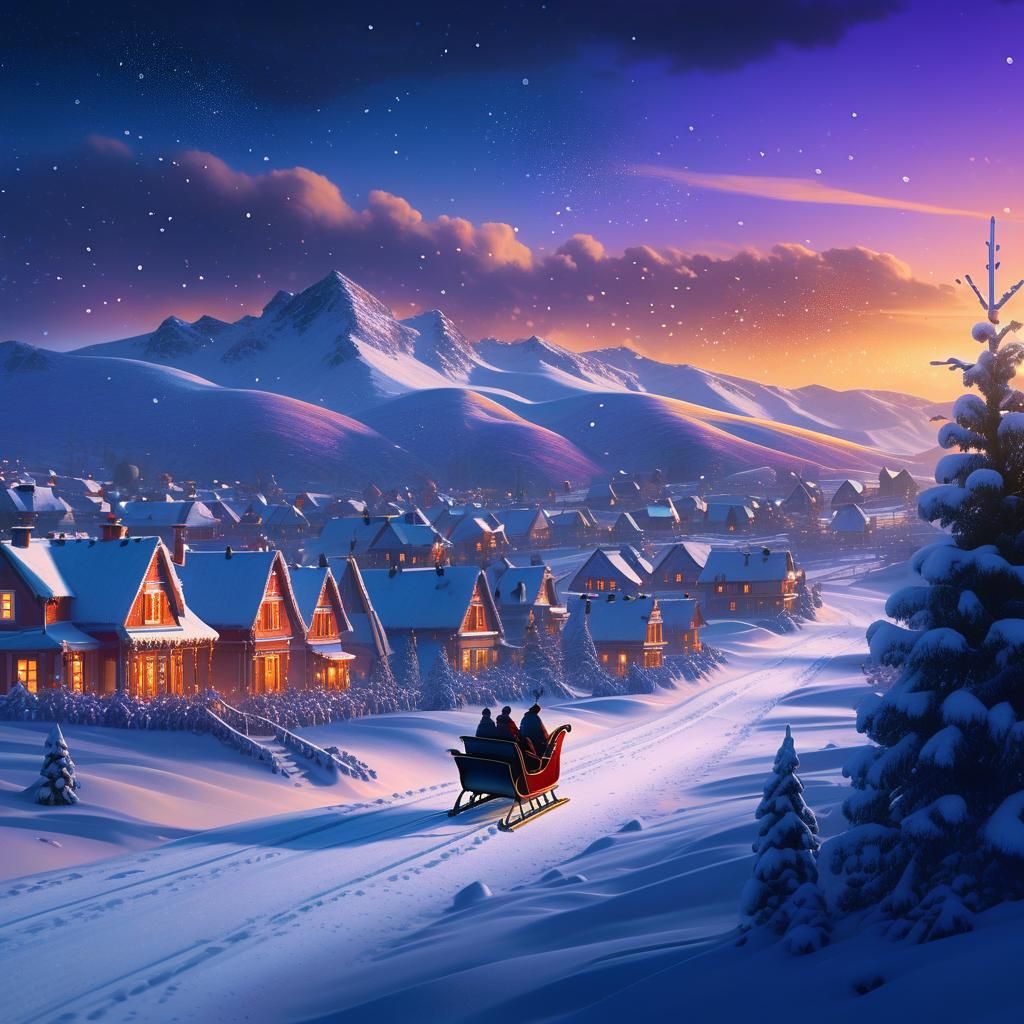 Rudolf's Sleigh Ride in Winter Wonderland