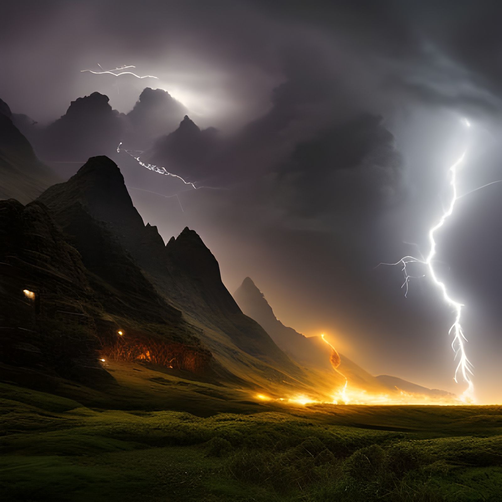 The Burning Storm of the Hill  by @Connor Neary