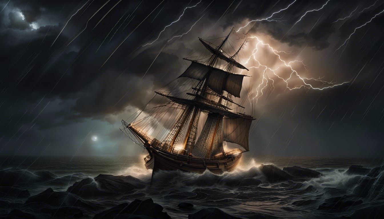 Heading for land!?! AI Generated Artwork NightCafe Creator