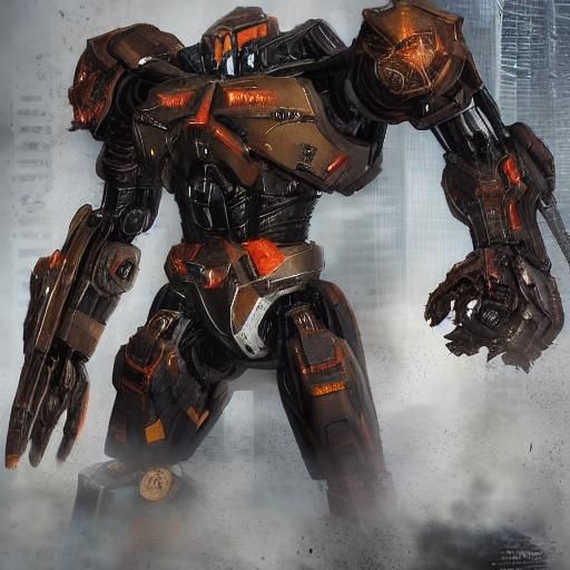 <lora:Jaeger Image:1.0> Jaeger Name: Voidbreaker Titan
