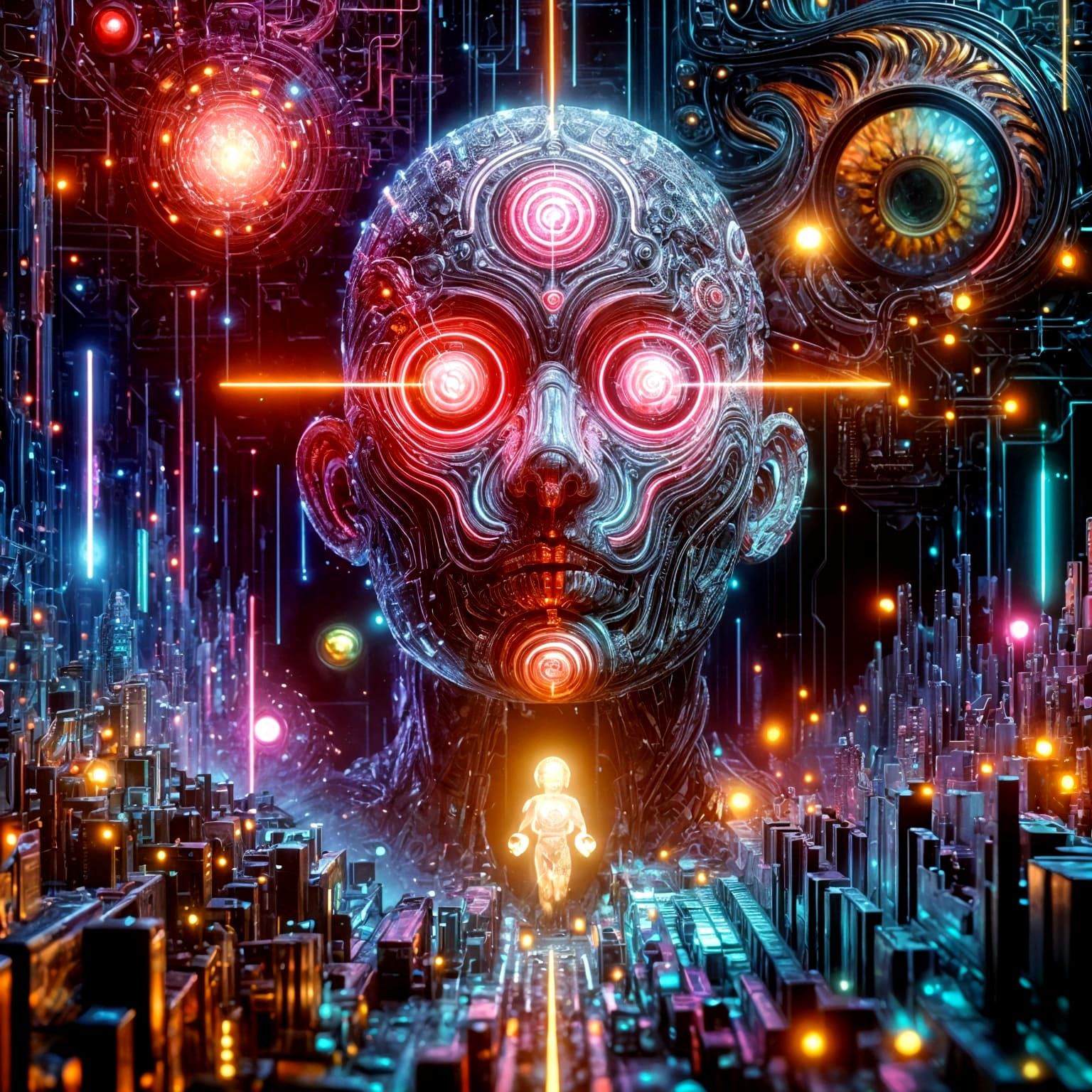 Surreal Synesthesia in Holographic Light