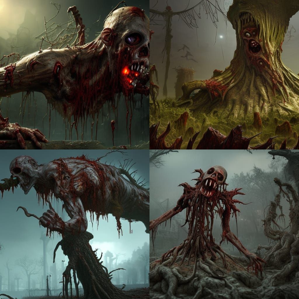 rotting zombie body in spawn