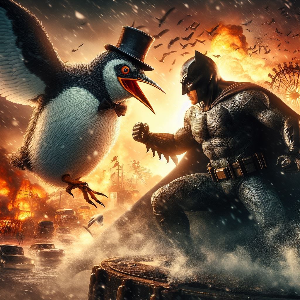 I have you now Penguin!! !