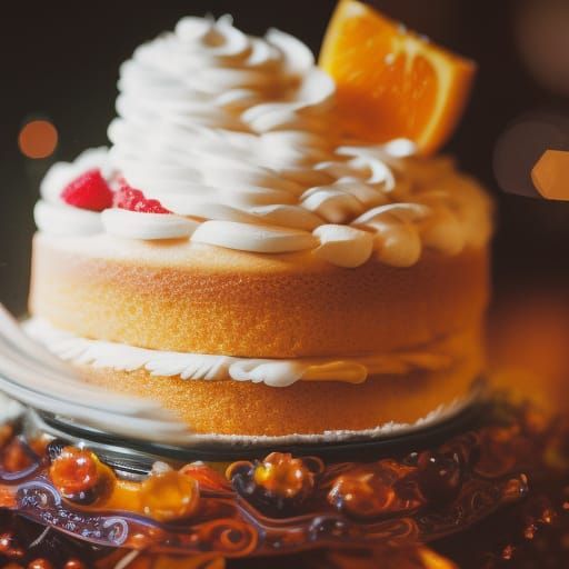 Orange Julius Cake AI Generated Artwork NightCafe Creator