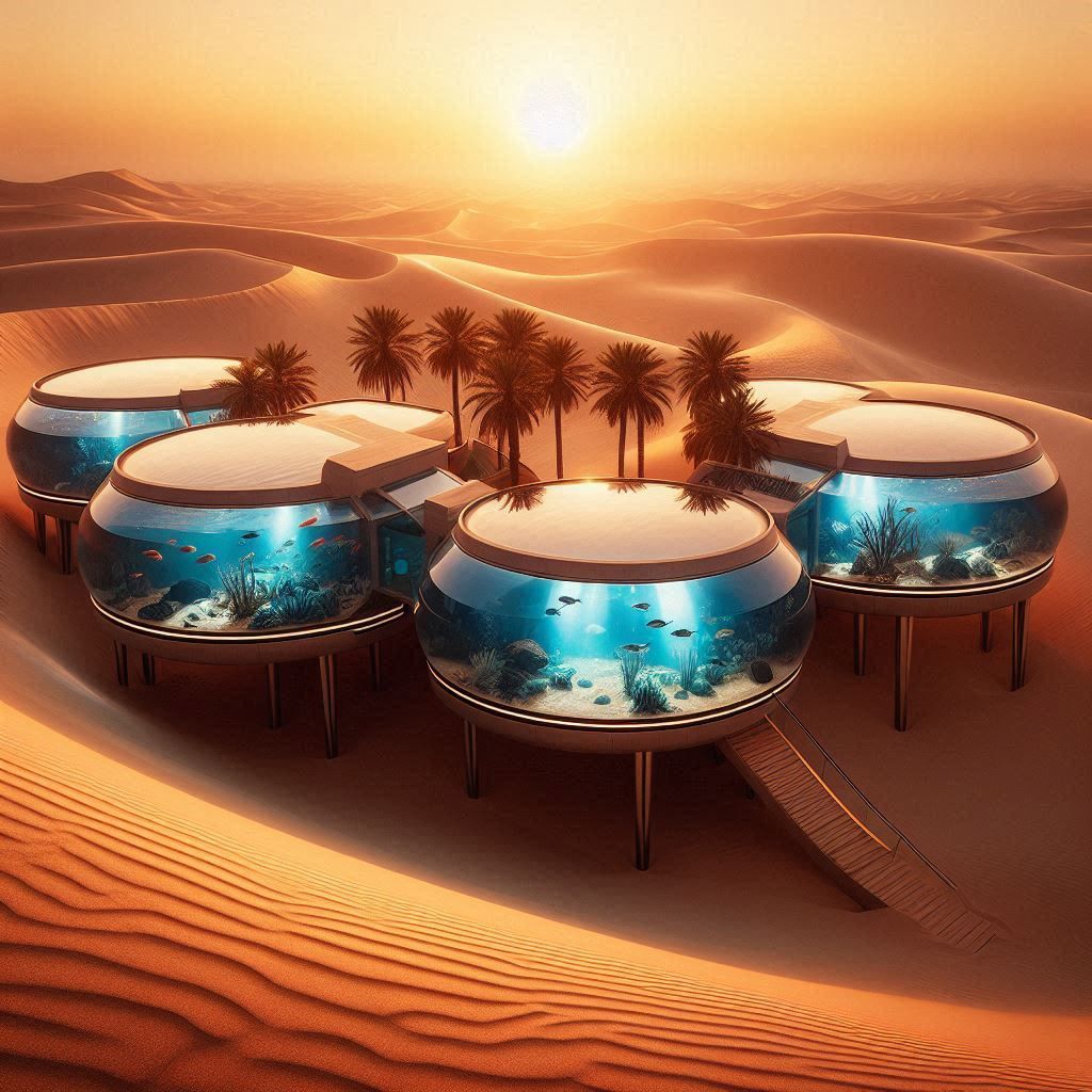 Desert Aquarium Pods