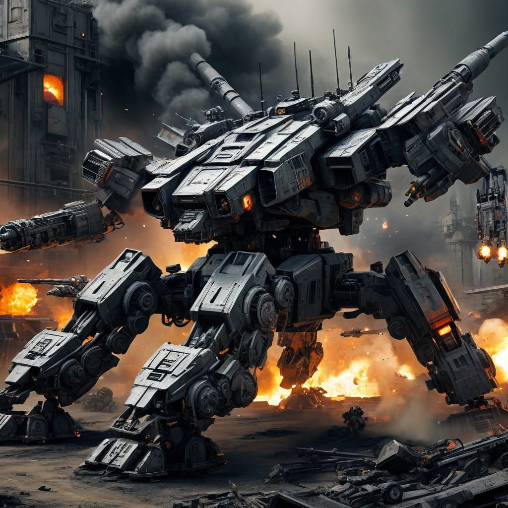 "Diverting power to main systems and weapon assistance. Calculating target velocity. Opening fire in three. Two. One!"