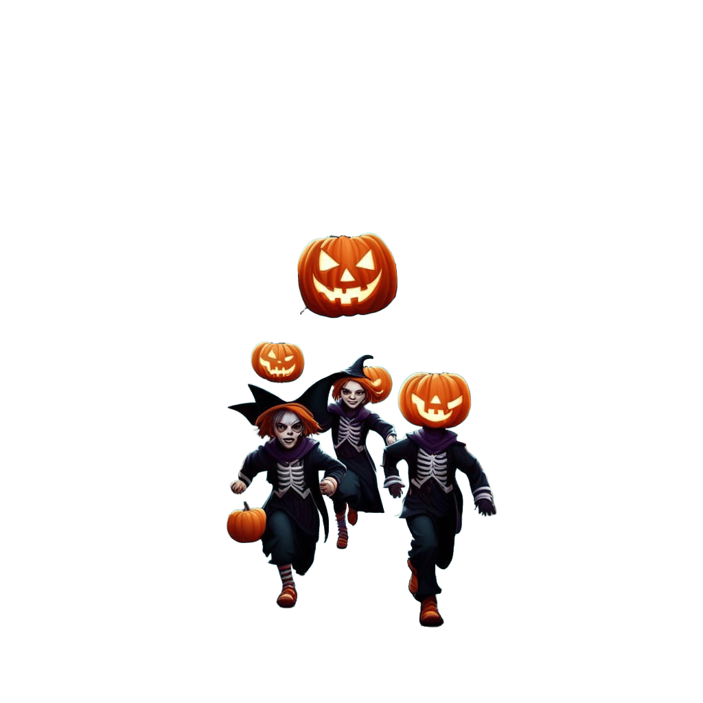 fun in the woods on halloween