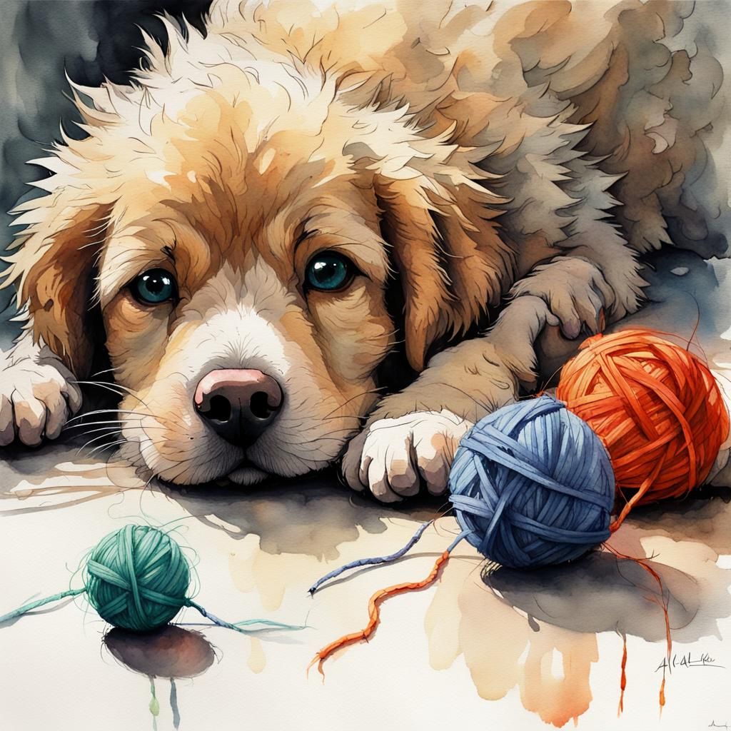Cute dog  by @Salvolive
