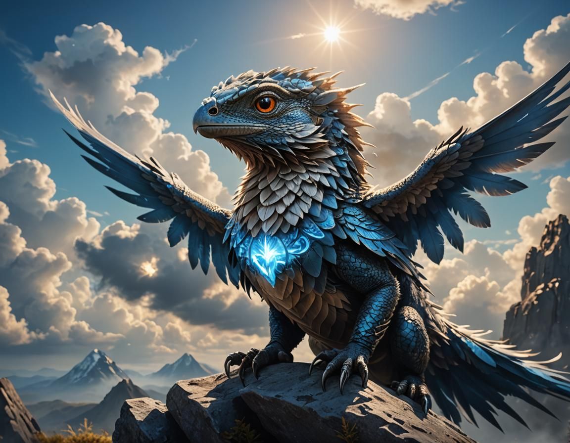 Baby sky dragon