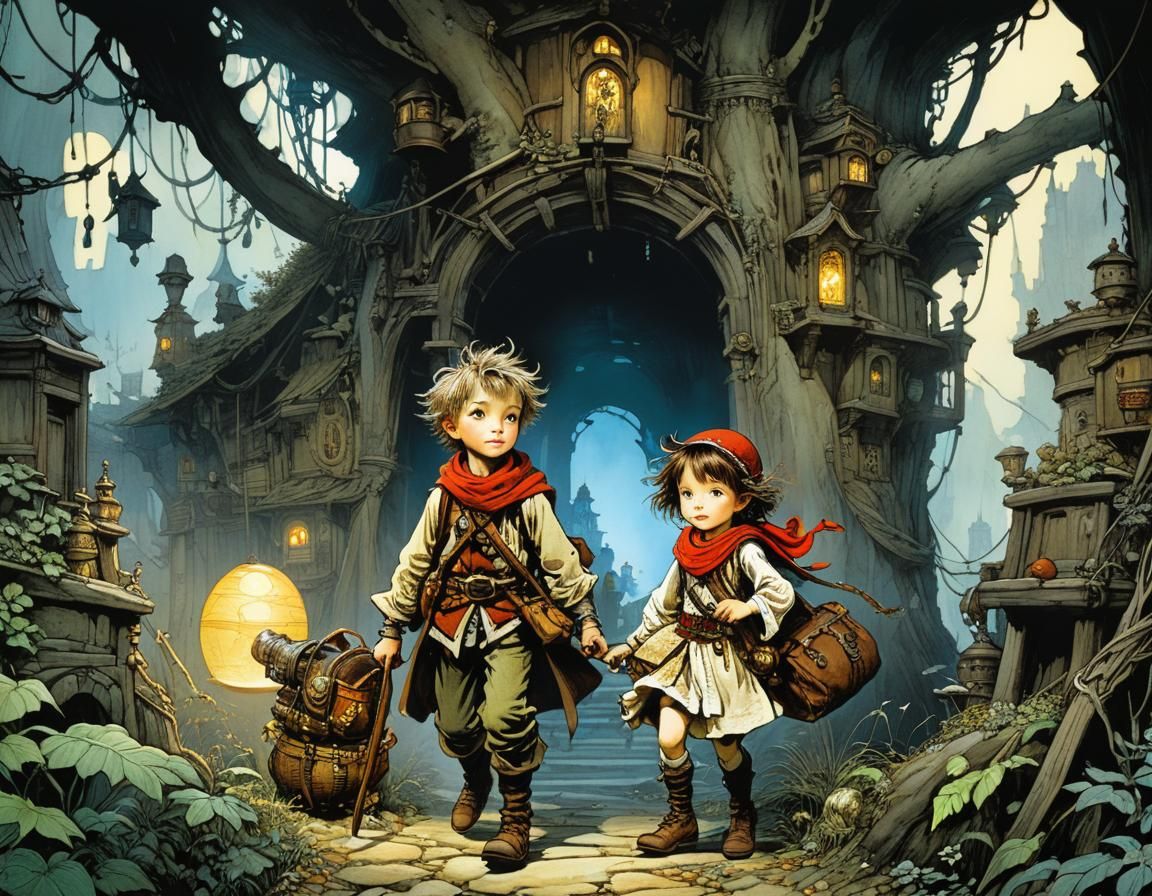 the little adventurer, by Posuka Demizu, Arthur Rackham and ...