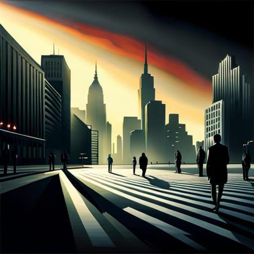 city street   by @Vattende