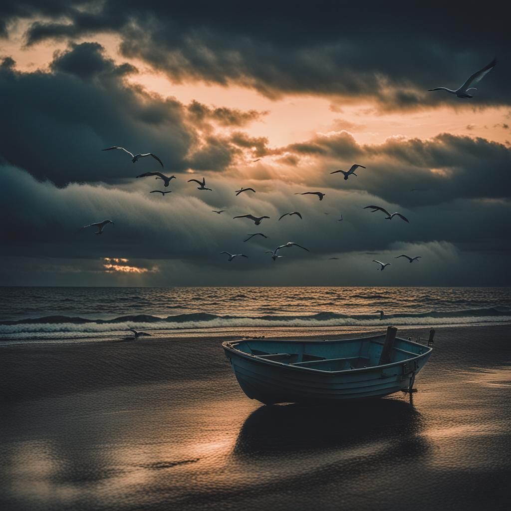 Dusk at the Beach
