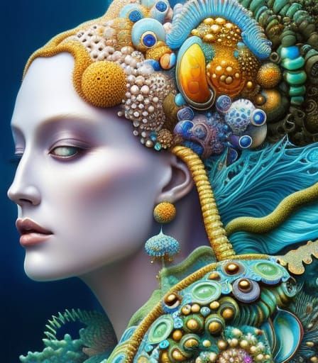underwater world goddess