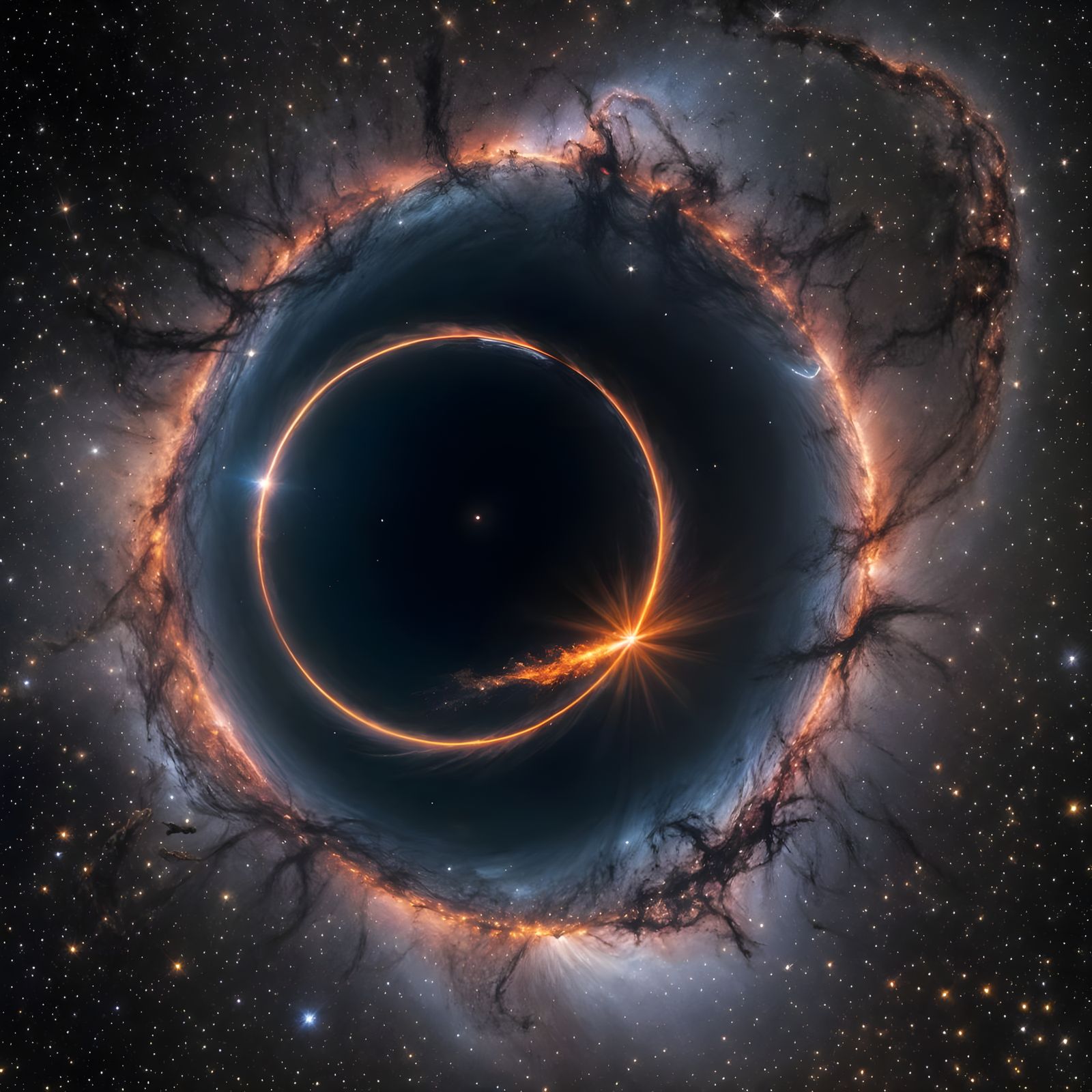 A precise, ornate, and crystal clear astrophotograph of The ...