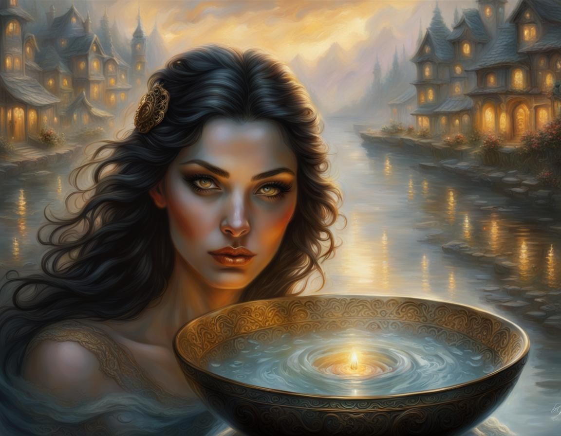 River's Edge AI Generated Artwork NightCafe Creator