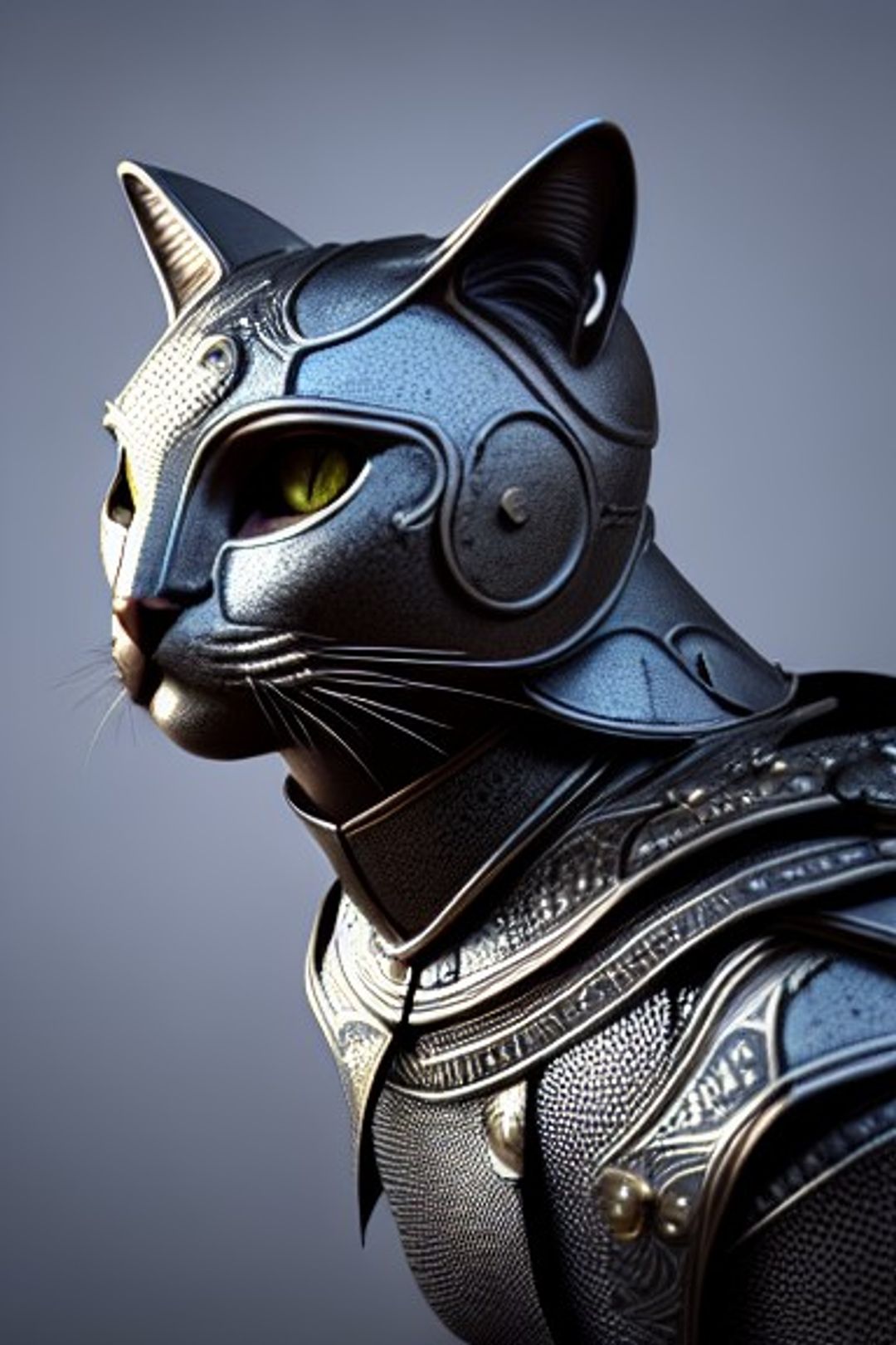 Cat Knight AI Generated Artwork NightCafe Creator