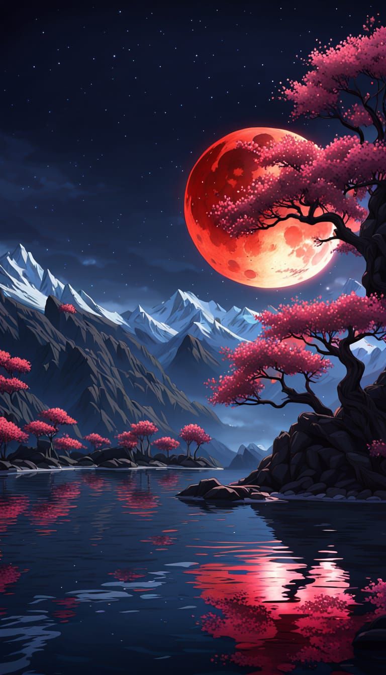The red moon 