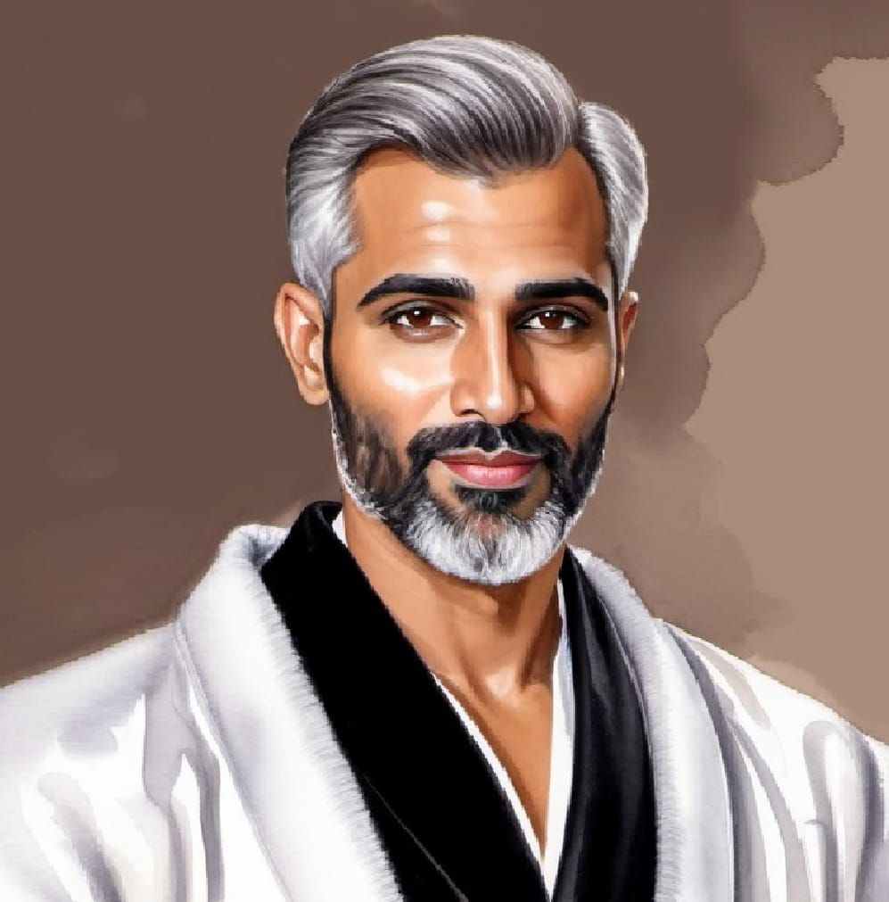 A lovely bearded man