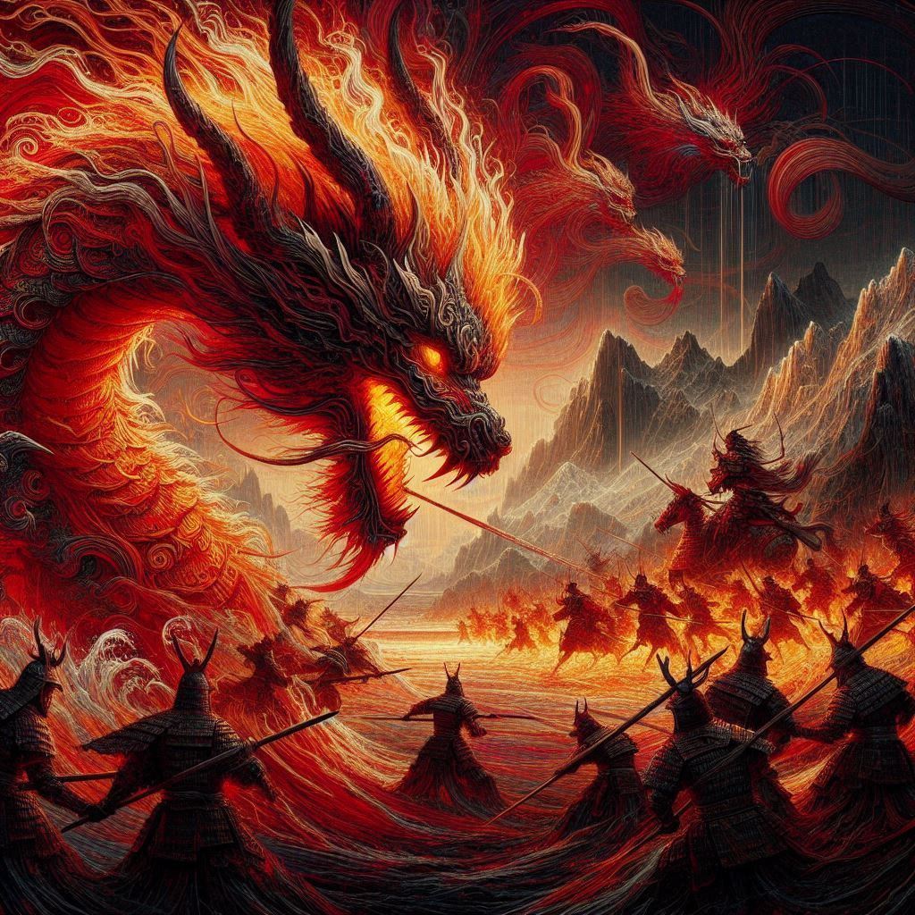 Crimson battle  by @Csf