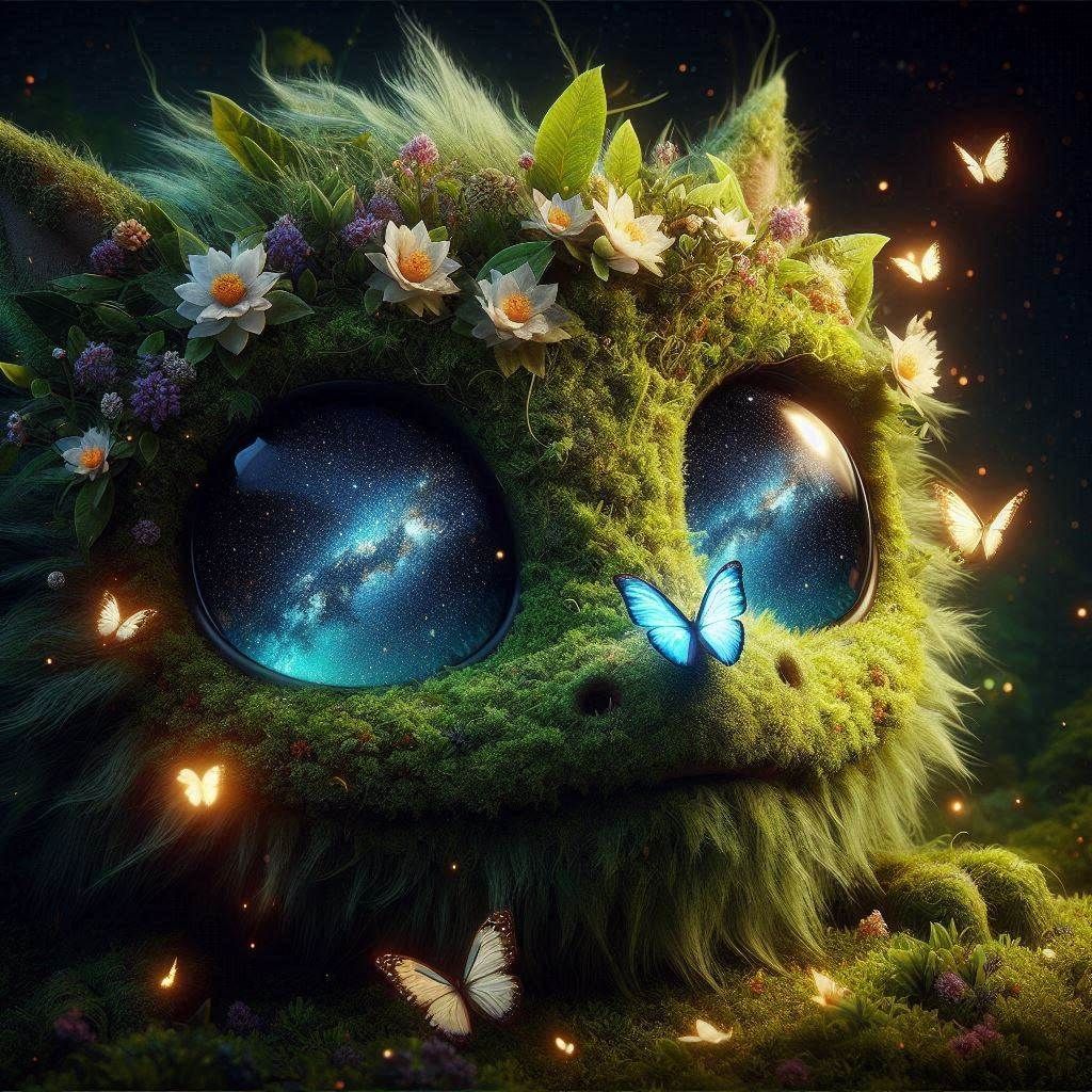 Nature Dragon Close-Up (Night)