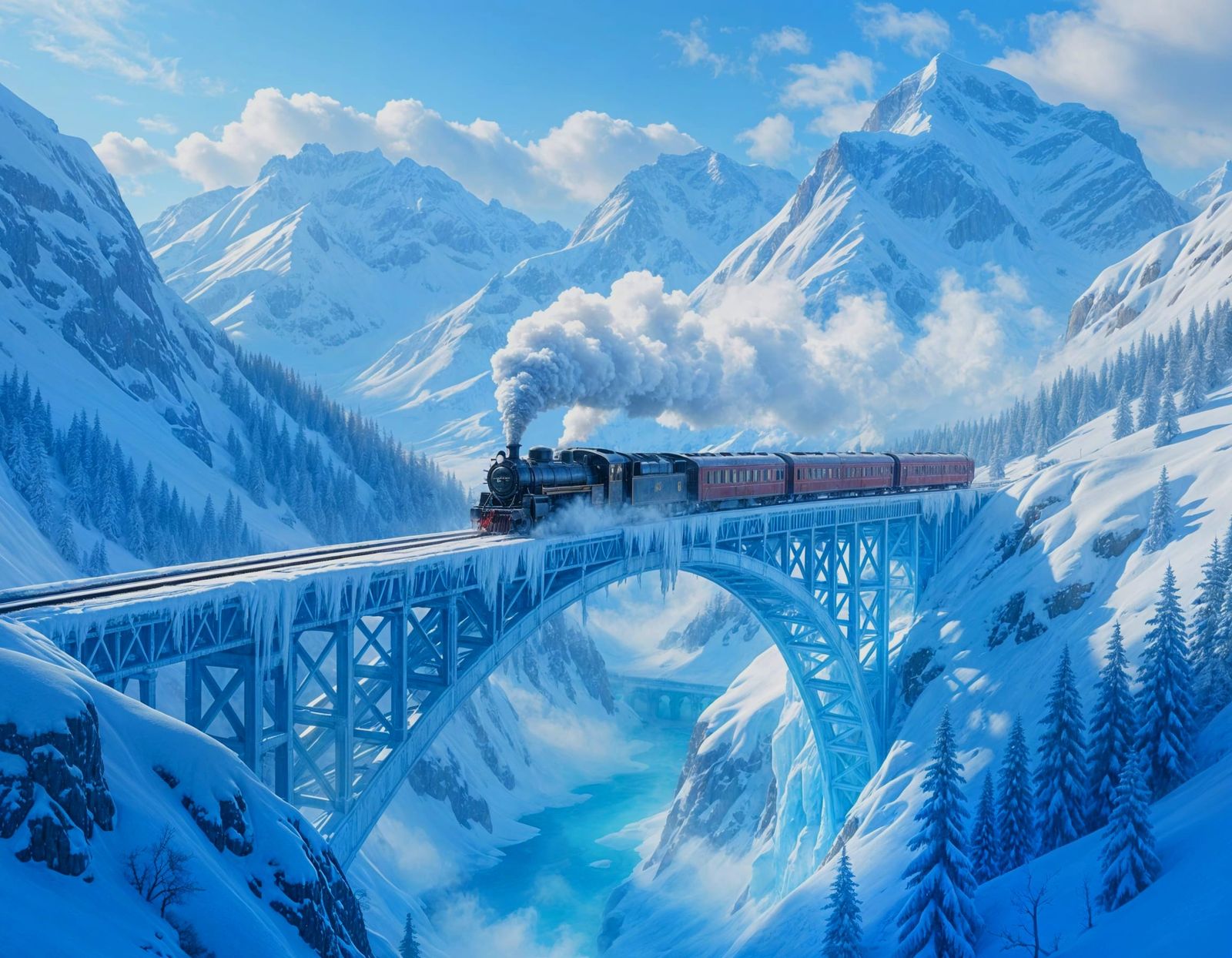 Ice Bridge  by @Mart Thunderdark