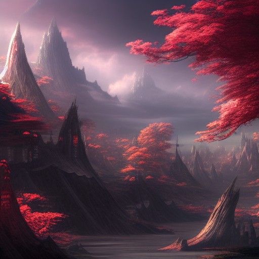 Dark Mountains  by @Kaneki