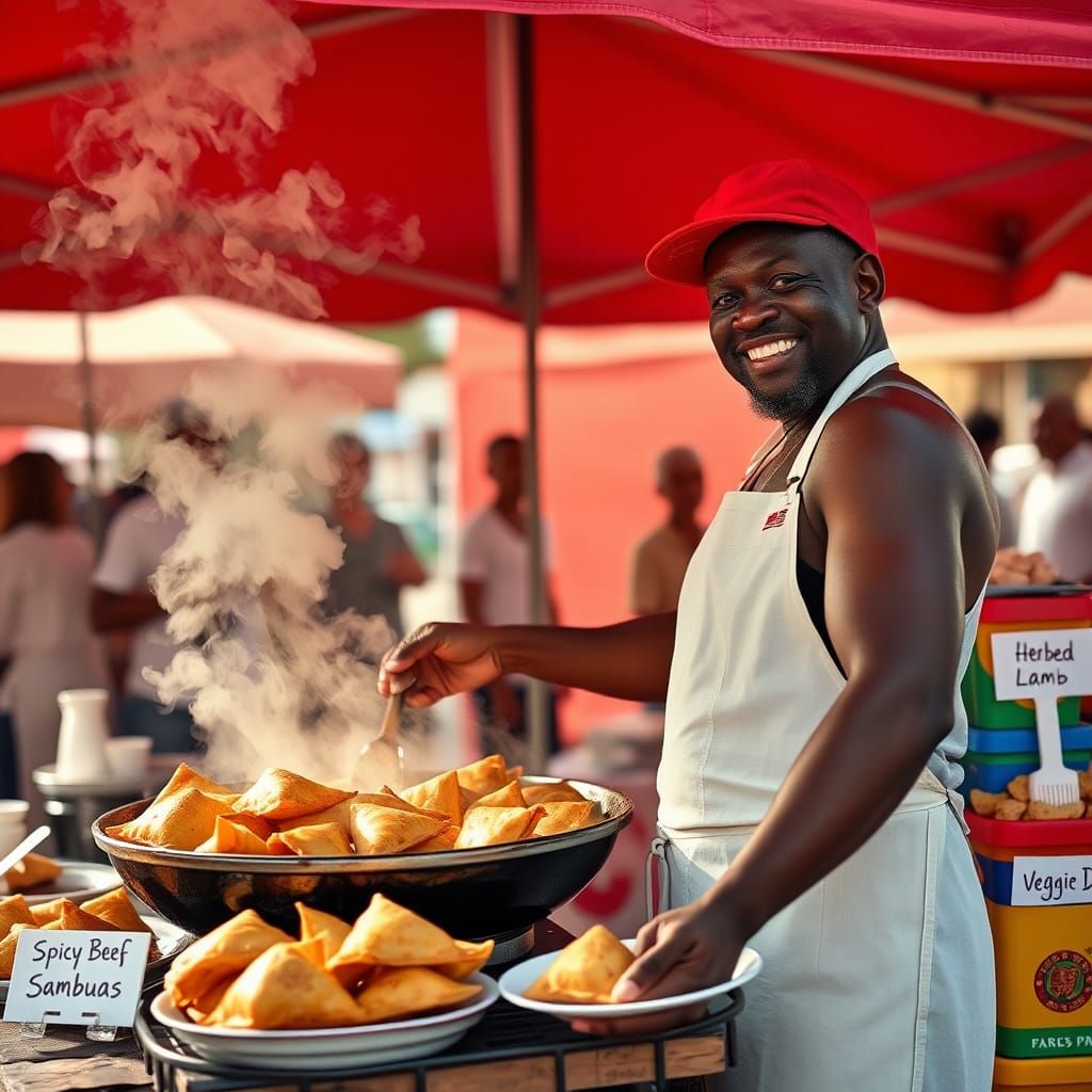 Farmer's Market Sambusas  by @Mason