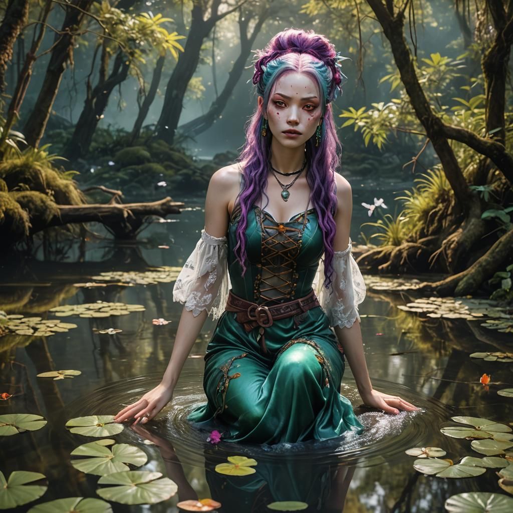 Stunningly detailed full body of the real and realistic Jinx...