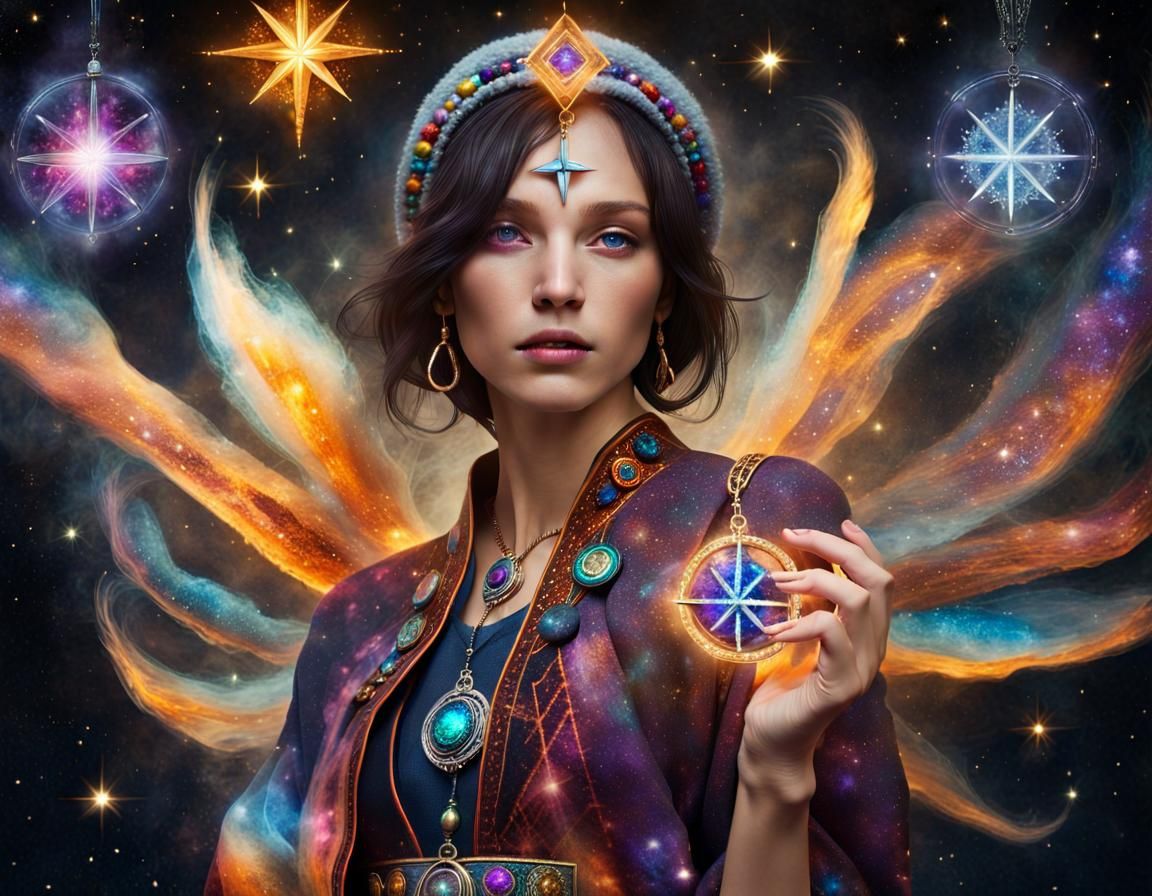 Alignment of the Stars, Talisman, Lucky Charms & Amulets AI Generated Artwork NightCafe Creator