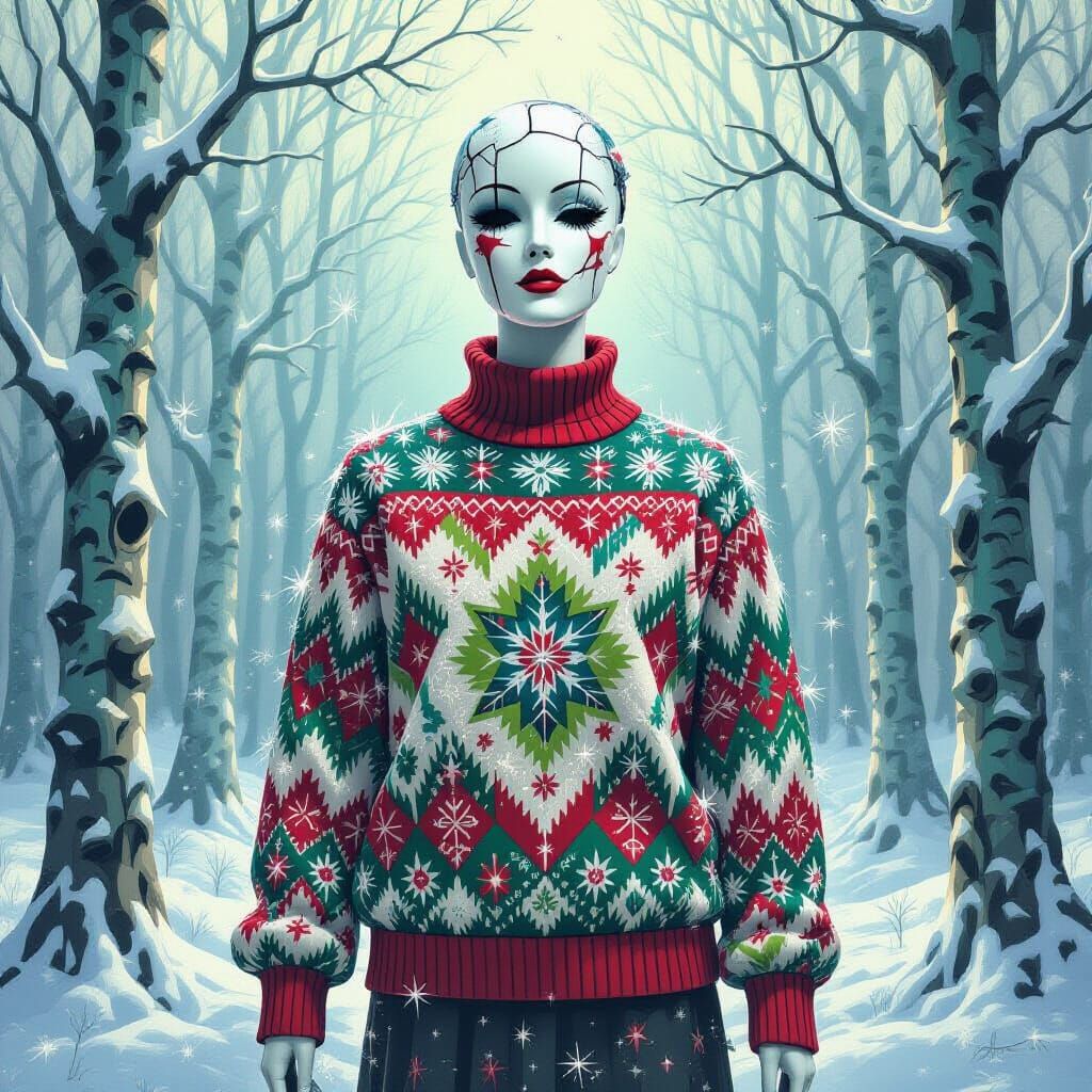 Dressed for winter night 