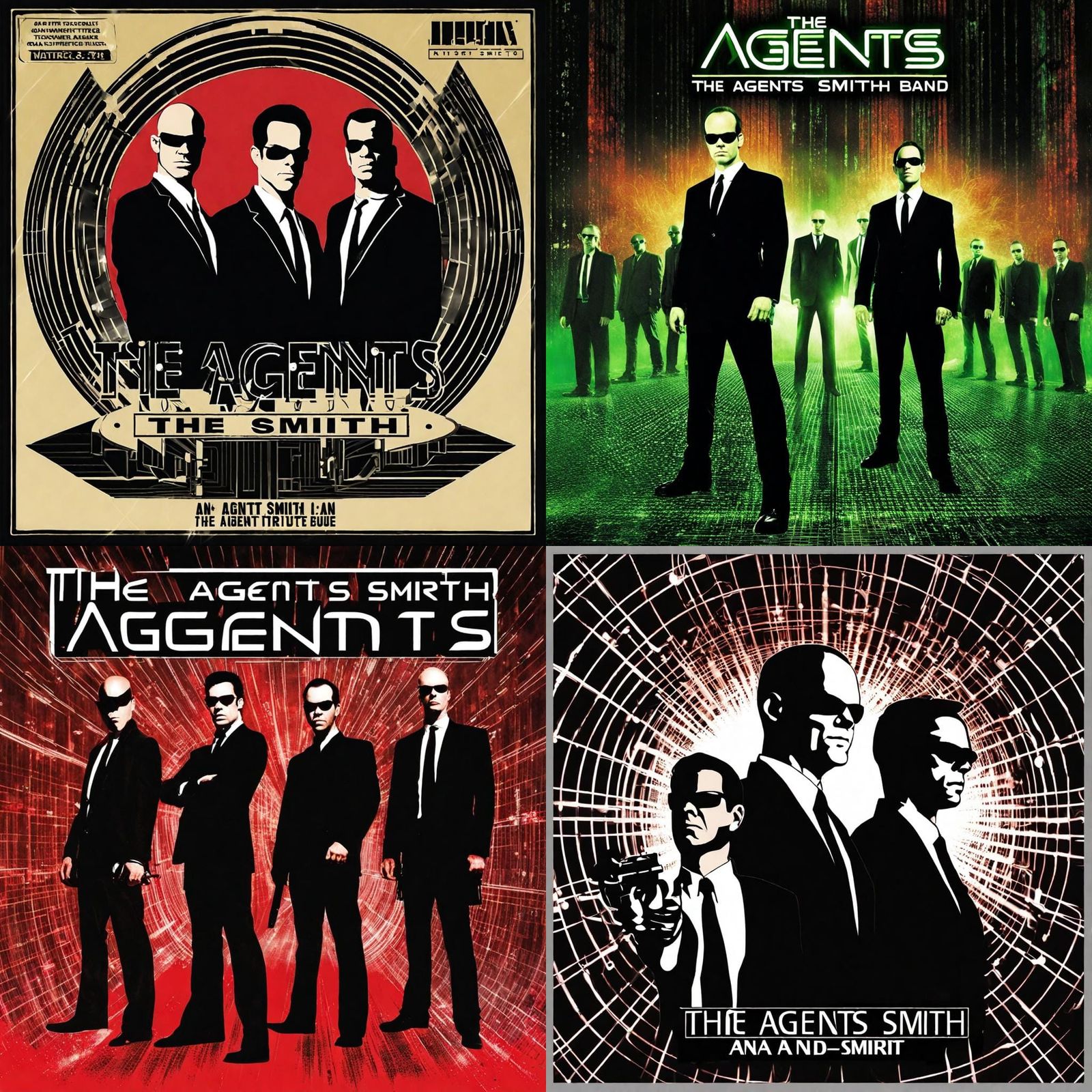 The Agents, an Agent Smith (Matrix)  tribute band,  vinyl re...