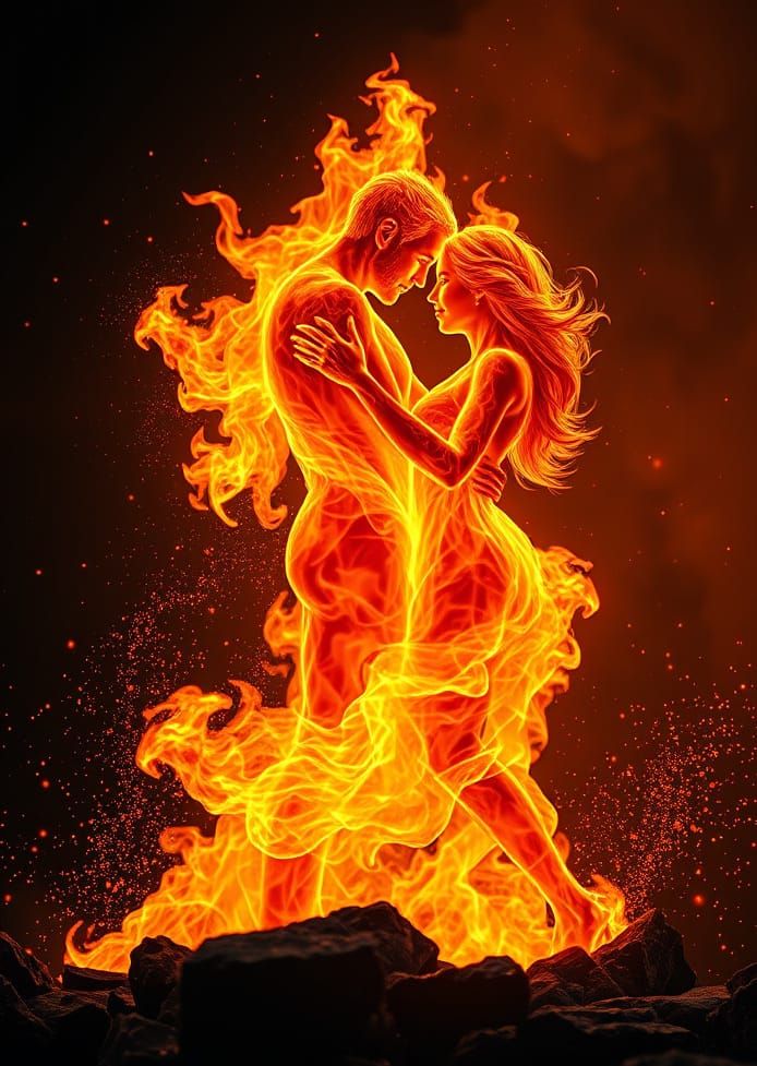 Dance of fire  by @Neverland