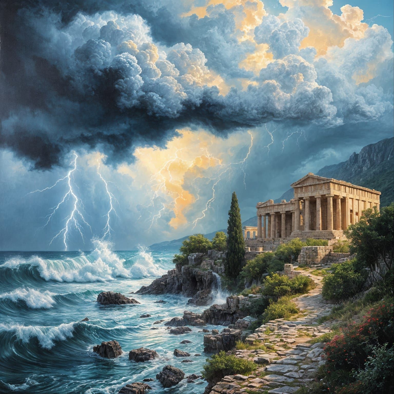 Wrath of the gods  by @Yiu