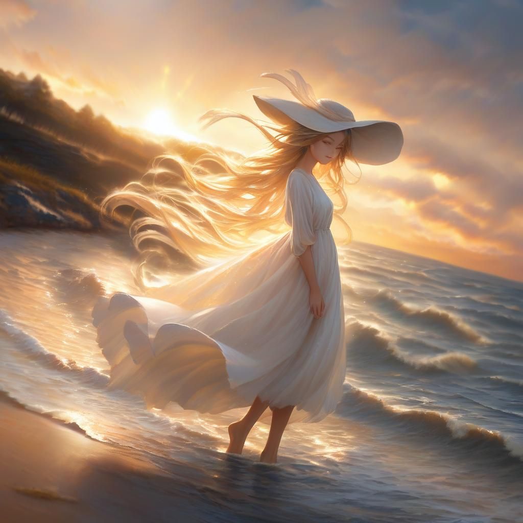 The gentle breeze of the sea…